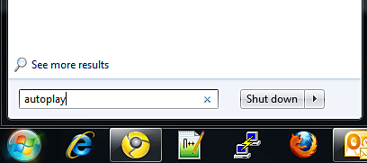 Windows 7 Search, Autoplay